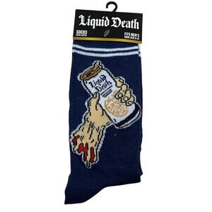 Liquid Death Crew Socks Size 6-12